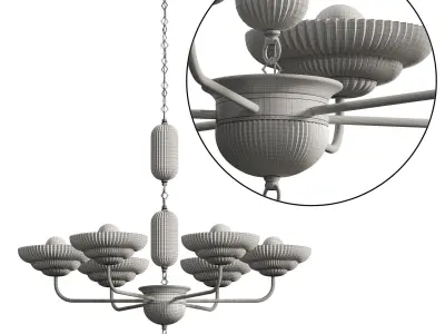 Verde Chandelier by Kalco Lighting 3D model