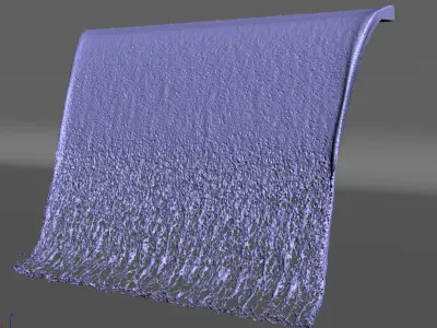 Fountain potok 3D model