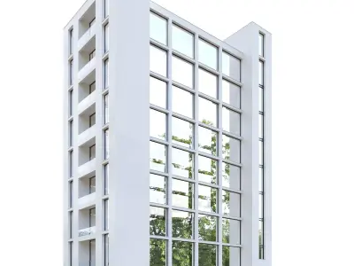 Building 04 Low-poly 3D model purchase