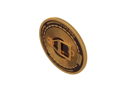 International Squid Games Coin v3 001 3D model