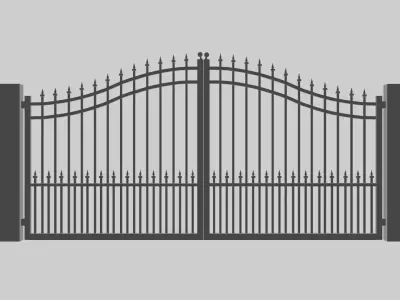 Metal Gate Free 3D model