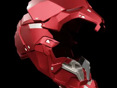 Blue Hood Metal 3D print model