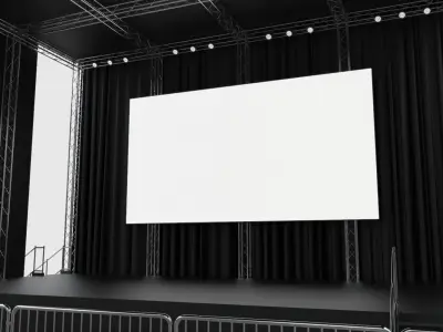 Concert Stage 5 3D model