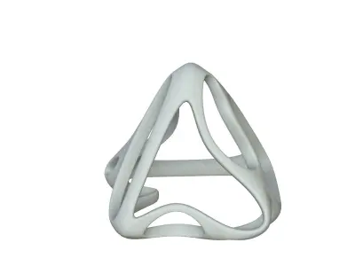 SciFi Cube Object No 58937 Low Poly Shape Low-poly 3D model