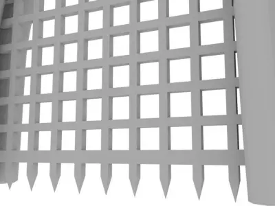 portcullises castle gate Free low-poly 3D model