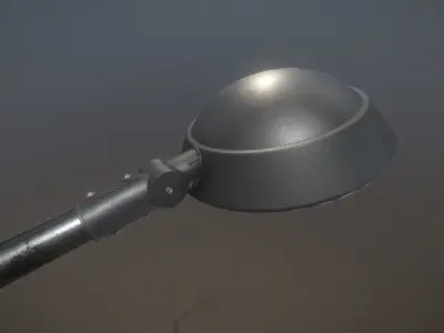 Street Light 15 version 1  3m with pole 3 Low-poly 3D model