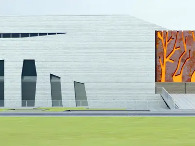 Landscape Modern buildings Museum Architectural Texture