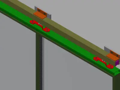 Sliding Door Free 3D model