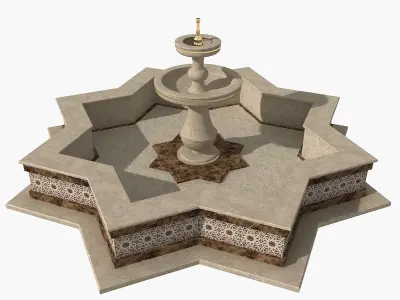 Fountain 09 3D model