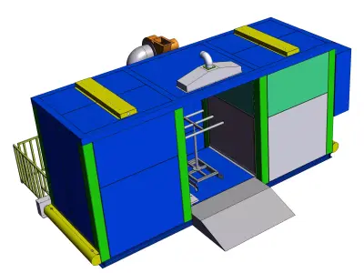 A30 door sealing strip oven 3D model