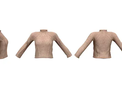 GOAM Winter Sweater Low-poly 3D model
