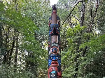 Totem Pole 3D Printable Sculptural Model  Culture Inspired Low-poly 3D model