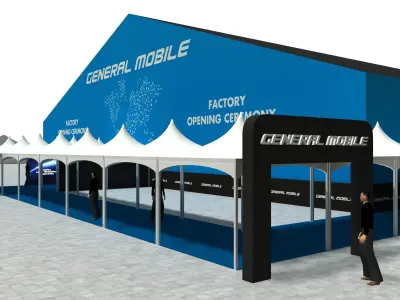 Big Tent Factory Opening Ceremony 3D model