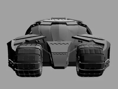 Batman Tumbler 3D model