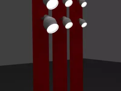 fair spot light Free low-poly 3D model