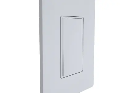 Outlet Cover And Switch 3D model