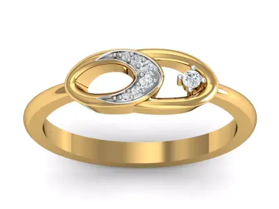 Women solitaire ring 3D print model order