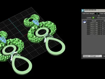 Earring 06 3D print model
