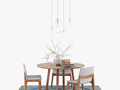 Cress Dining Table 3D model