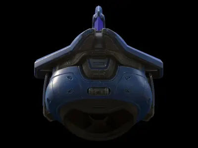 Sangheili helmet 3d print file 3D print model