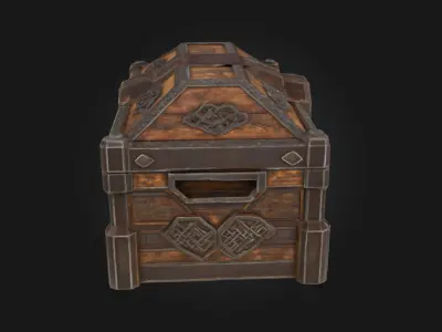 Ancient Treasure Chest  Vault of Forgotten Riches 3D model