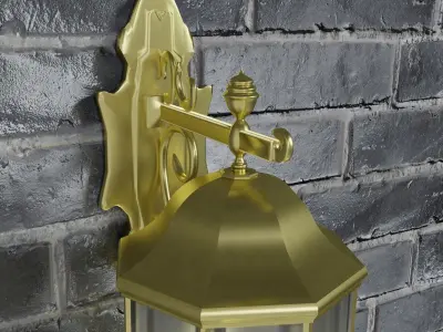 Street Wall Lamp 3D model