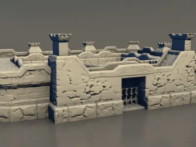 LEGENDARY CASTLE for 3Dprint 3D print model