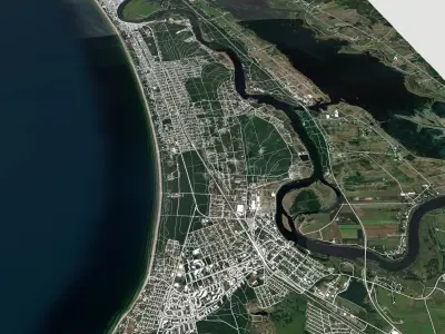 Cityscape Jurmala Latvia 3D model