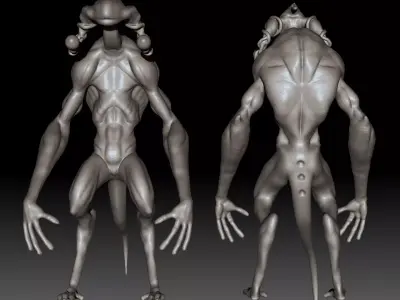 Creature A1 3D model