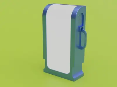 Vending machine sci-fi 3D model
