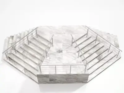 Entrance stairs 3D model