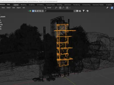 Defense Tower 3D model