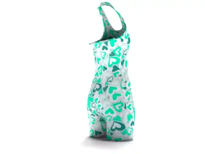 Woman Dress High Quality 3D Clothing Model 3D model