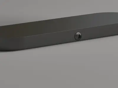 BELUGA hanging lamp with two lamps 3D model