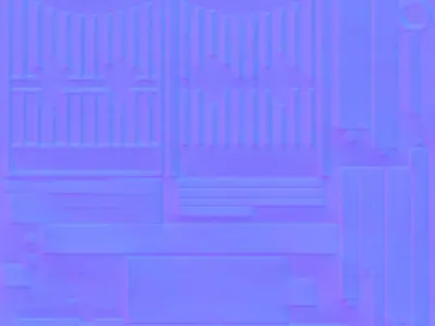 driveway gate 3D model