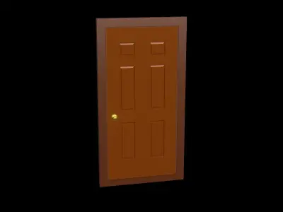 Doors Low-poly 3D model get