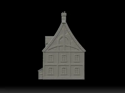 Village House 3D print model