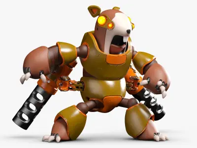Rodent Robot 3DS Max 3D model