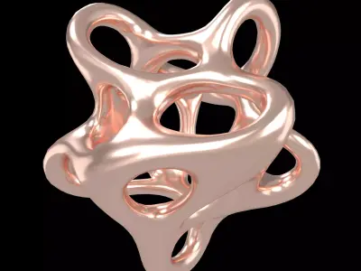 Abstract Shape v41 003 Low-poly 3D model