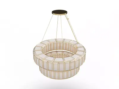 Belmont 20 Light 37 Inch Chandelier 3D model