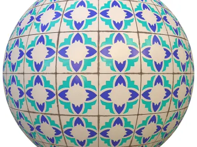tile patterned 41-seamless-4k-pbr-png Texture