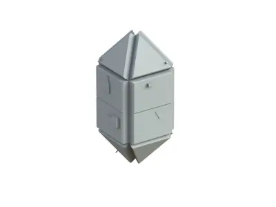 Sci Fi Object No 4412 Low Poly Low-poly 3D model