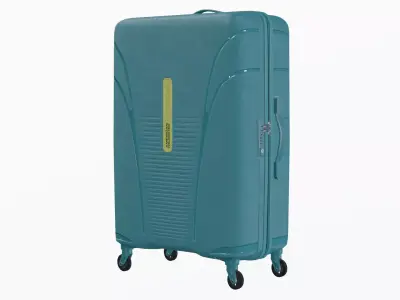 American Tourister Suitcase Low-poly 3D model