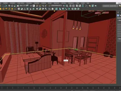living aera 3D model