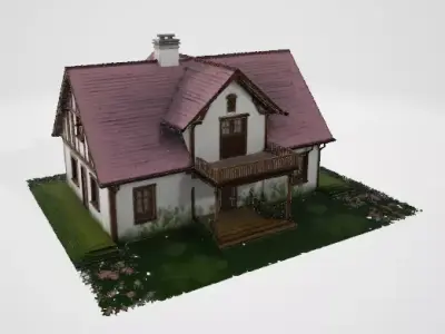 Residential House Asset 3D model