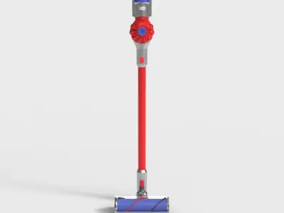 DYSON V8 CORDLESS VACUUM CLEANER Low-poly 3D model