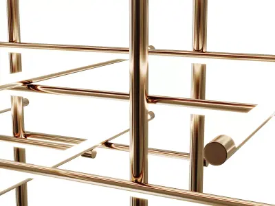 Labyrinth Intersections LED Chandelier 3D model