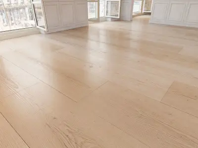 Wooden floor 26 WITHOUT PLUGINS 3D model