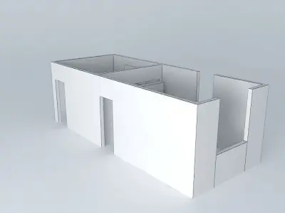 carol house with window Free 3D model