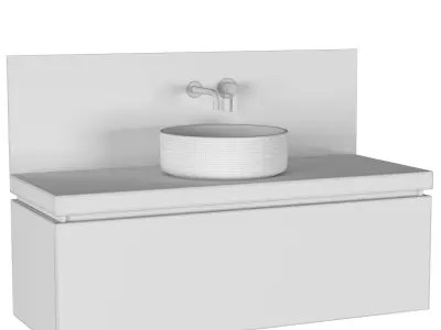 Bathroom furniture Vanity unit  3D model